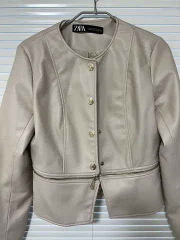 ZARA 베이지 라이더 자켓