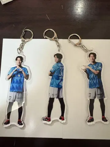 요코하마 FC 마에다 칸타로 선수 아크릴 키링 3개 세트