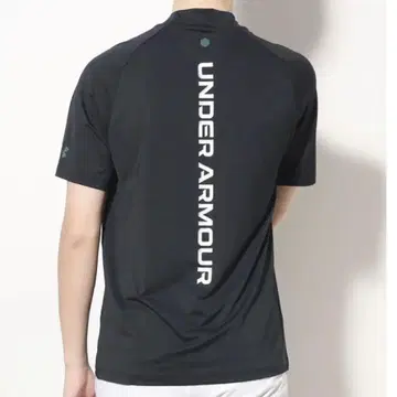 언더아머 UA RUSH 모크넥 반팔 L 블랙