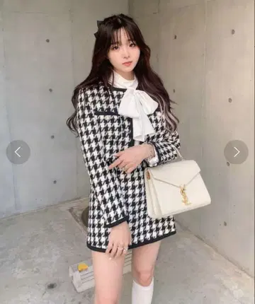 titty&Co. 셋업 하운드투스 체크 패턴