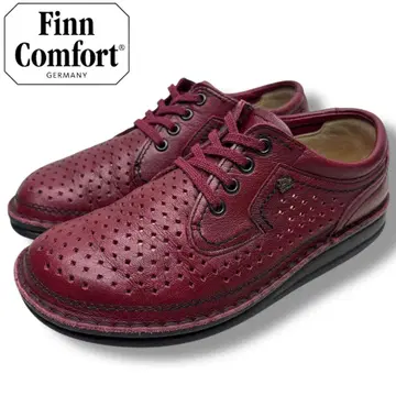 컨디션 최상 Finn Comfort [ 23.0 ] 컴포트 슈즈 버건디