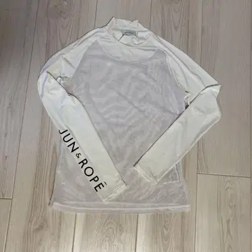 JUN & ROPE 하이넥 긴팔 T셔츠 Coolcore 메쉬 이너