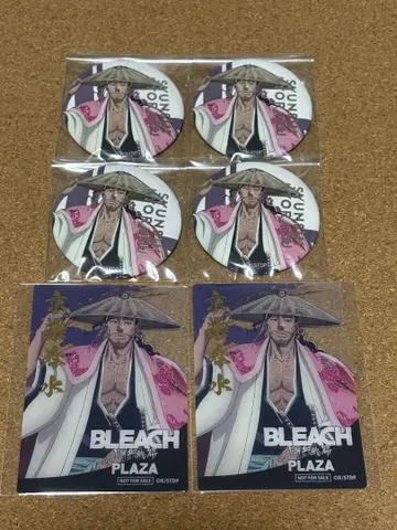 BLEACH 쿄라쿠 캔뱃지 클리어 카드 PLAZA LOFT