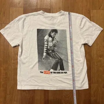 LIFE 마이클 잭슨 콜라보 T셔츠 화이트 M사이즈