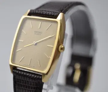 SEIKO 쿼츠 손목시계 7431-5390 골드/브라운