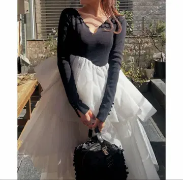 Bibiy. DELPHINE TULLE DRESS 원피스 미사용 새상품