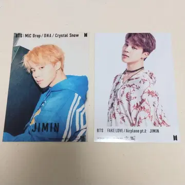 지민 혜택 사진 브로마이드 FAKE LOVE / MIC Drop DNA