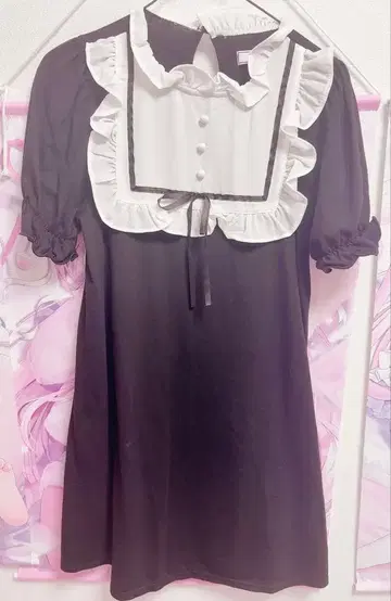 앙크루즈 인형컷 원피스 블랙