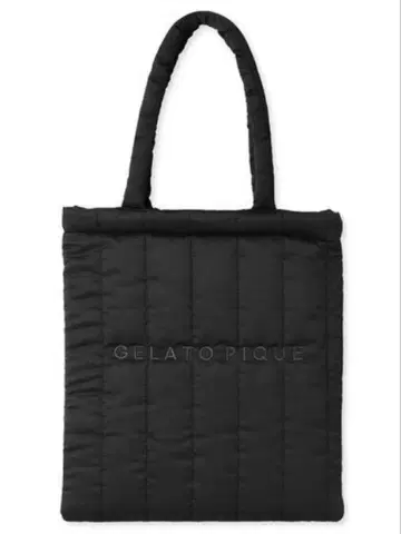 젤라또피케 퀼팅 토트백 블랙 미사용