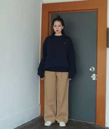 코튼 치노 트라우저 팬츠