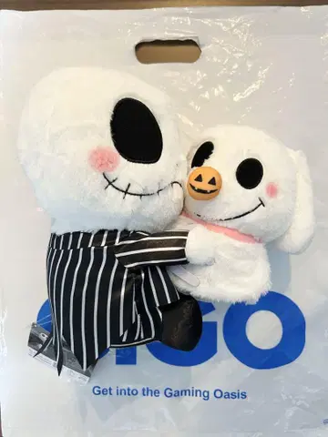 팀 버튼 나이트메어 비포 크리스마스 FukuFuku 페어 봉제 인형