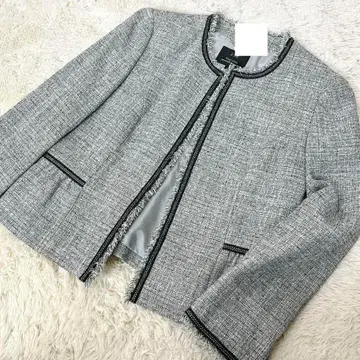 새상품급 클리닝 완료 23구 노카라 자켓 트위드 입학식 졸업식