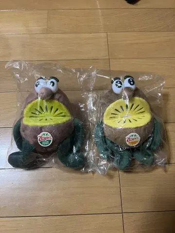 제스프리 키위 브라더스 당선품 봉제 인형 피규어 현상