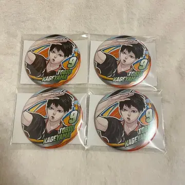 하이큐!! 팬파크 컬렉션 캔뱃지 카게야마 토비오 4개