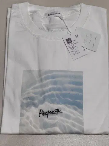 THESHOPTK 오가닉 코튼 포토 프린트 롱 T셔츠