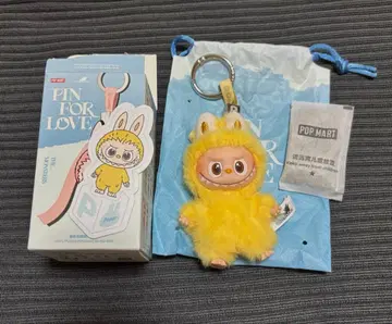 popmart PIN FOR LOVE labubu 봉제 인형 펜던트 P
