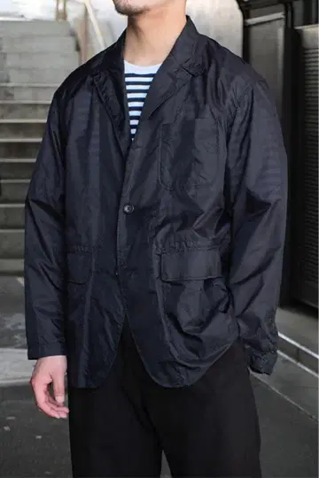엔지니어드 가먼츠 로이터 자켓 나일론 립스탑 XS 블랙