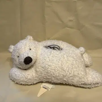gelato pique 화이트 곰 봉제 인형 티슈 케이스