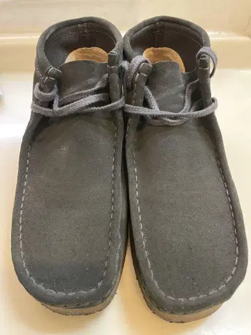 CLARKS 클락스 블랙 왈라비 25cm