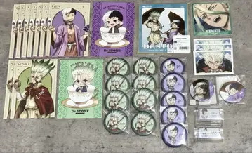 Dr.STONE 센쿠 겐 캔뱃지 엽서 특전 묶음 판매