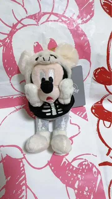 디즈니 스토어 할로윈 미키 봉제 인형 참