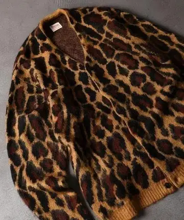 M/프릭스스토어 x penney's 페니스/니트 가디건/레오파드