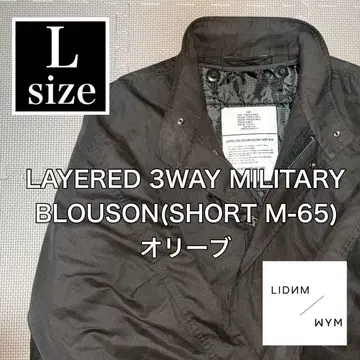 WYM LAYERED 3WAY MILITARY BLOUSON 올리브