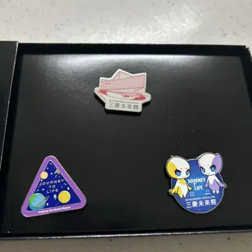 오사카 간사이 엑스포 미쓰비시 미래관 핀 배지 3개 세트