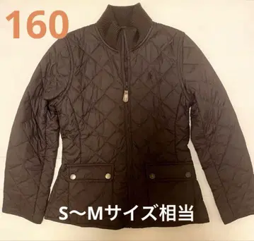 POLO 랄프 로렌 퀼팅 다운 자켓 브라운 160