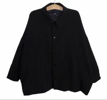 새상품급 HARE 하레 돌먼 빅 실루엣 스탠 칼라 블루종