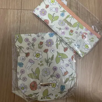미피 miffy 엘레강트 플라워 시리즈 복조리 파우치 칫솔 세트