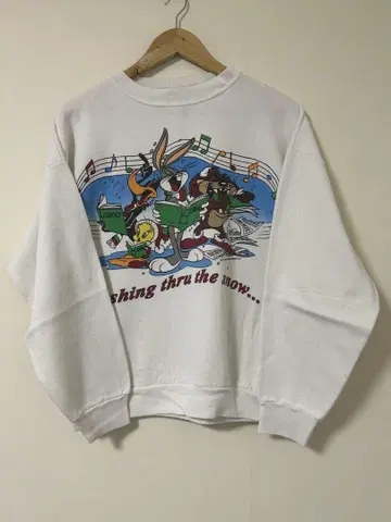 LOONEY TUNES 프린트 크루넥 맨투맨