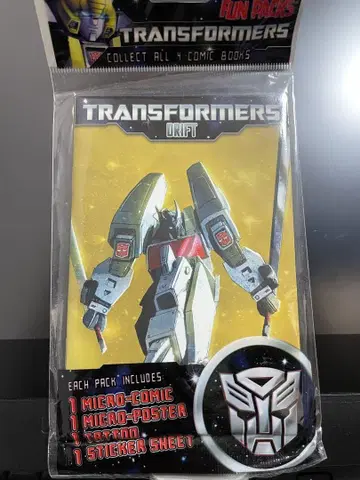트랜스포머 드리프트 아메리칸 코믹스 IDW FUN PACKS [레어품]