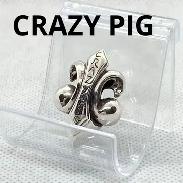 CRAZY PIG 클레이지피그 펜던트 탑 실버