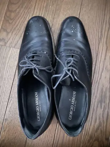 조르지오 아르마니 블랙 드레스 슈즈