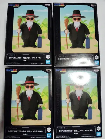 드래곤볼 SOFVIMATES 무천도사 수트 스타일 피규어 4개