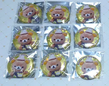 리락쿠마 점장 이케부쿠로점 후쿠후쿠 점장 캔뱃지 시크릿 9개 세트