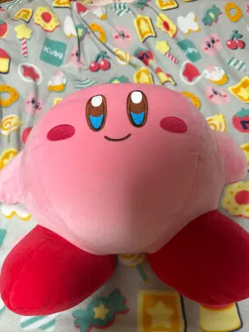 커다란 커비 봉제 인형