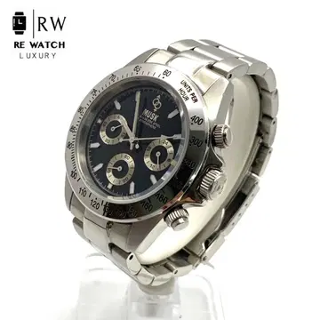 7-3269 MUSK MM-2142 크로노그래프 손목시계 블랙