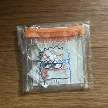 지로리 라인 아트 PVC 파우치 이타도리 유우지