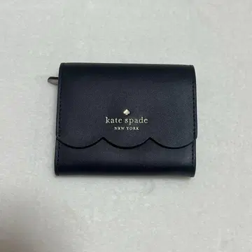 [ kate spade ] 접이식 지갑 네이비 블랙