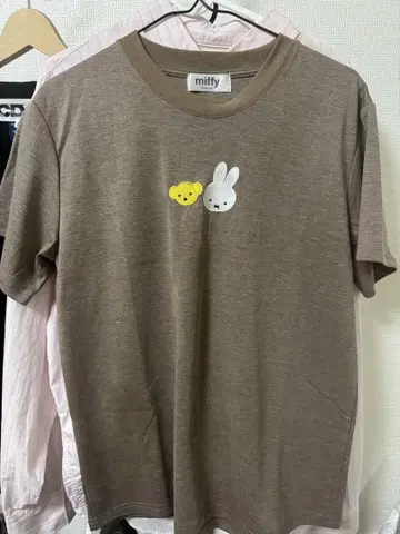 miffy 미피 70주년 한정판 T셔츠 브라운 이벤트 한정품