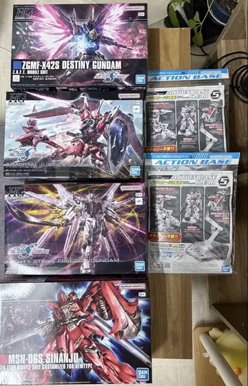 HG 1/144 데스티니 건담 외 3체 세트 묶음 판매