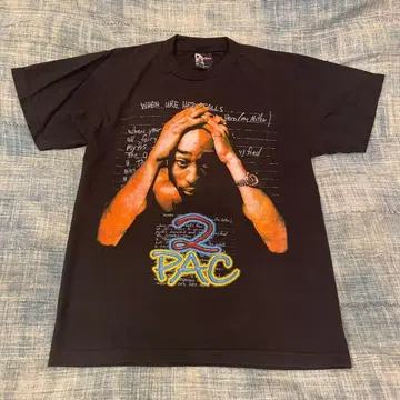 2PAC T셔츠 M 사이즈 블랙