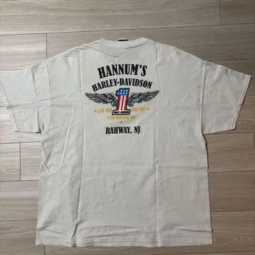 HARLEY-DAVIDSON 포켓 T셔츠 2XL 화이트