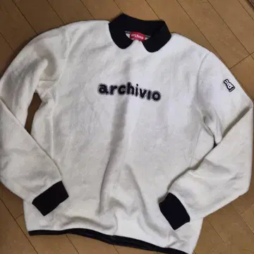 [ ARCHIVIO ] 플리스 피케 셔츠 화이트