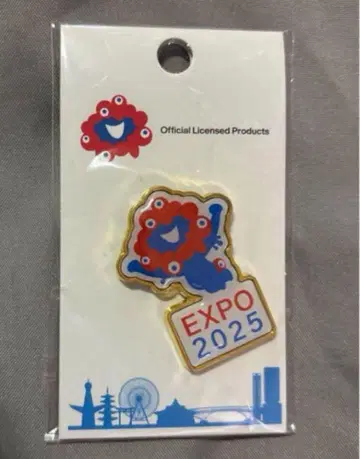 새상품 미사용 미개봉 오사카 만박 EXPO2025 미야쿠미야쿠 핀 배지