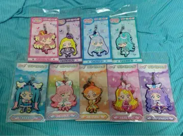 프리큐어 영화 한정판 굿즈 러버 스트랩 9개 세트