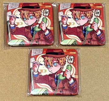 지박소년 하나코 군 바케네코테이 미나모토 테루 테루 캔뱃지 스퀘어 캔