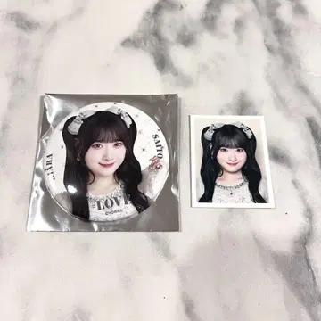 = LOVE 사이토 지아라 캔뱃지 ID 사진